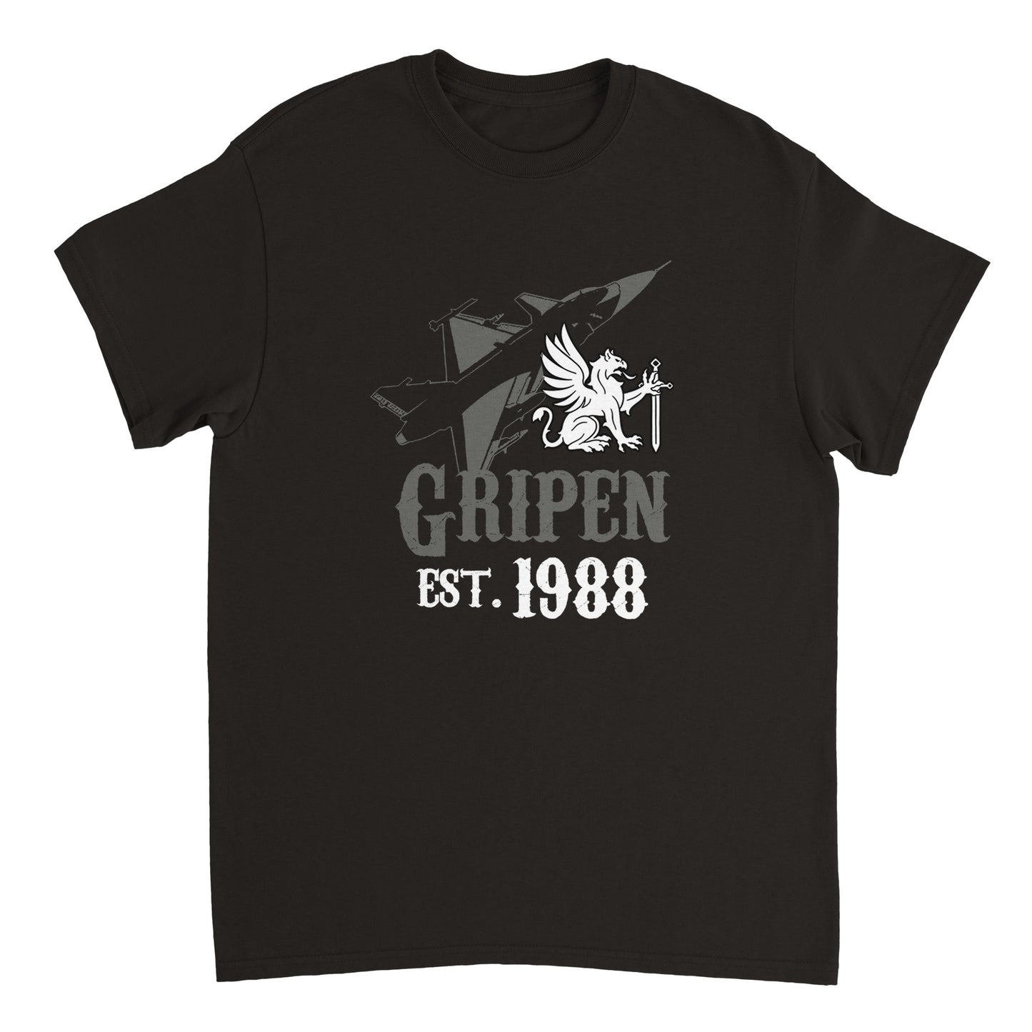 GRIPEN EST. 88 T-SHIRT SVART