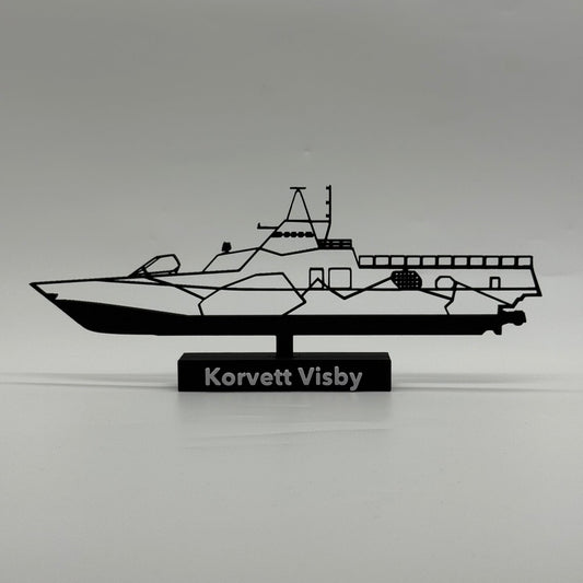 Korvett Visby - 3D PRINT