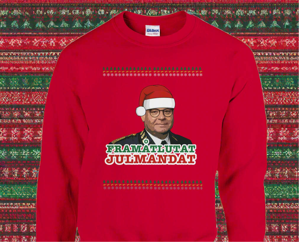 FRAMÅTLUTAT JULMANDAT SWEATER